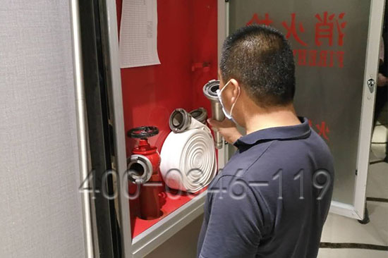 消防栓移(yí)位施工與室內消(xiāo)火栓間距示意